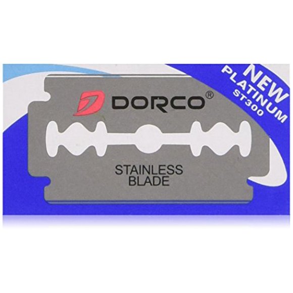 Dorco ST300 Platinum Extra Double Edge Razor Blades - 100 Ct