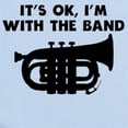 thumbnail image 2 of CafePress - Its OK Im With The Band Tuba Body Suit - Baby Light Bodysuit, Size Newborn - 24 Months, 2 of 4