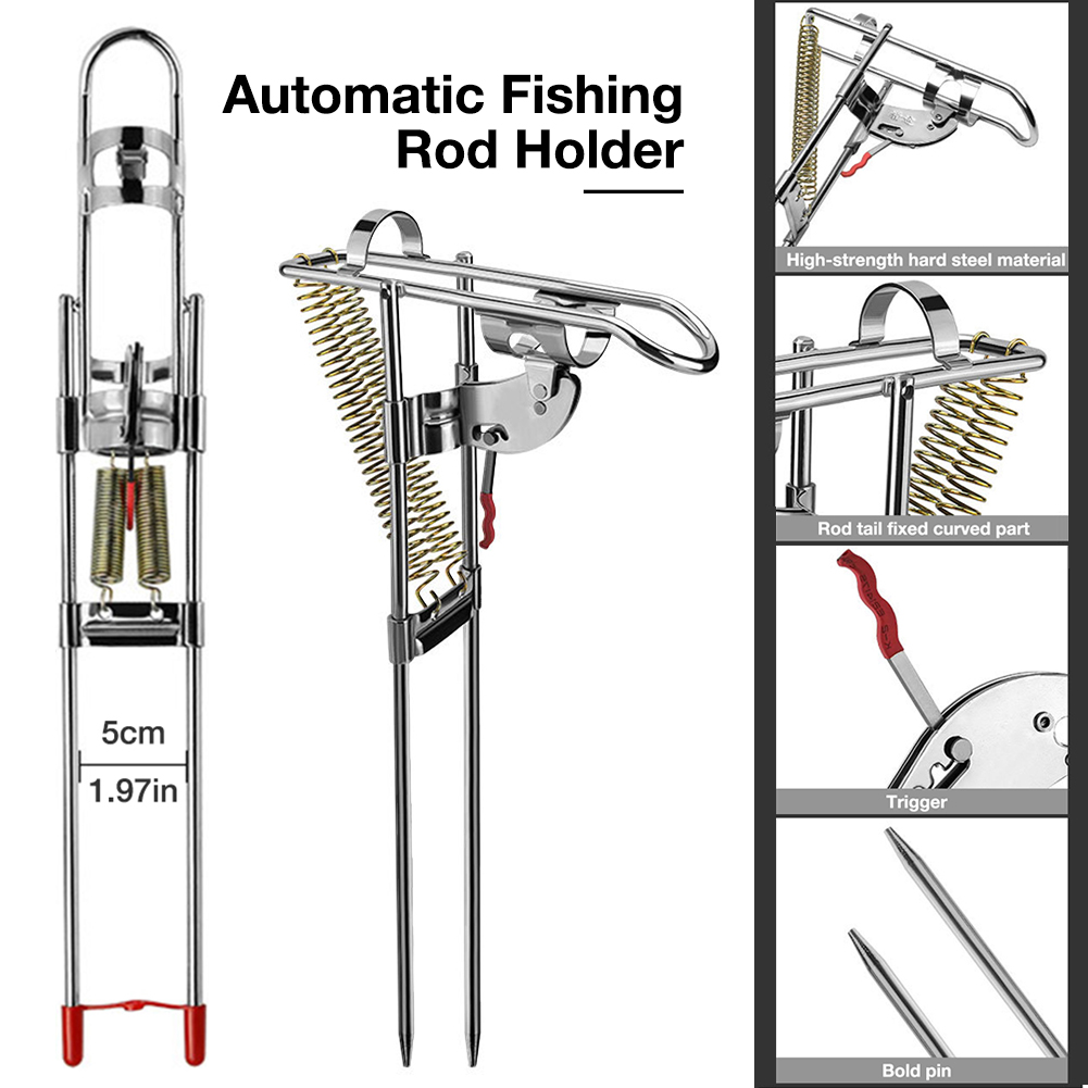 double fishing rod holder