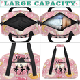 thumbnail image 5 of Qzaxky Custom Dance Bag Personalized Gym Bag Duffle Bag Large Dance Bag for Girls with Name Overnight Bag Cute Heart, 5 of 7