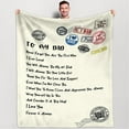 thumbnail image 1 of LHSHID Be Strong & Courageous Throw Blanket Scripture Blanket with Healing Caring Faith Prayer Religious Gifts for Women Christian Bible Verse Throw Blanket 50x60in, 1 of 6