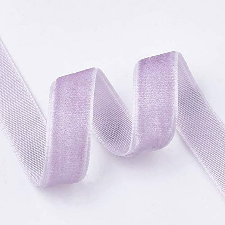 10 Yards Velvet Ribbon Pink Velvet Fabric Ribbon Trim Single Face