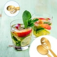 thumbnail image 6 of TEXIJUSO2 Pcs Tea Bag Squeezer, Stainless Steel Tea Bag Squeezer Tongs Tea Filter Spoon Clamp Tea Strainer Holder Clip Suitable for Gripping Loosing Leaf, Ice Cube, Sugar and Lemon Slice(Gold+Silver), 6 of 8