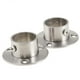 thumbnail image 1 of 2 Tubos Cromados Giratorios Para Armario, Ropa, Riel Para Ropa, Enchufe Final, 56 X 21 Mm Sunnimix Soporte de tubo de armario, 1 of 8