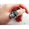 thumbnail image 4 of Genuine Stainless Steel Ring Jewelry for Men Fashion Punk Biker Skull Rings, 4 of 4