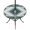 bronze, variant on Round Outdoor Tablecloth with Umbrella Hole and Zipper, Teal Gray Boho Tablecloth with Elastic Waterproof, Southwestern Ethnic Abstract Geometric Patio Table Covers for 36" - 44" Picnic Pool Tables