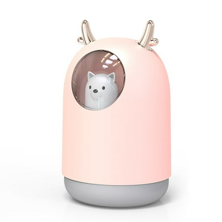 

Cute Bear Humidifier Usb Colorful Night Light Silent Air Humidifier