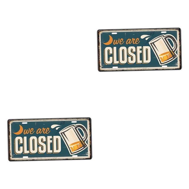 Naiovety Shabby Chic Metal Tin Sign Plaque Wall Plate Car Cafe Bar Poster Pub Art Tipo 70 2Conjunto