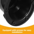 thumbnail image 3 of ELAYARD 1Set Black Plastic Rv Sewer Vent Cover with Screws Compatible with 2 Inch Pipes for Motorhome, 3 of 8
