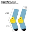 thumbnail image 2 of Honeii Cute Ducky Print Children's Colorful Socks,Unisex Kids and Toddlers' Cushioned Sock,Kids Athletic Crew Socks,for Everyday Wear and Sports, 2 of 5