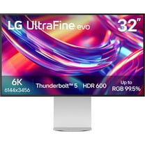 LG 32" UltraFine evo 6K Nano IPS Black Monitor with Thunderbolt 5 (32U990A-S)
