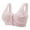 Pink, variant on Bras for Women,Plus Size Front Closure Vest Style Push Up Bra Comfortable Support for Mature Figures,Sports Bras for Women,Beige,48