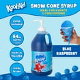 thumbnail image 2 of Kool-Aid Blue Raspberry Snow Cone Syrup, 64 oz (1/2 Gal) Pump Bottle, Snow Cone Maker Ready, 2 of 9