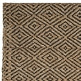 thumbnail image 6 of SAFAVIEH Natural Fiber Emory Geometric Jute Area Rug, Natural/Black, 9' x 9' Square, 6 of 8
