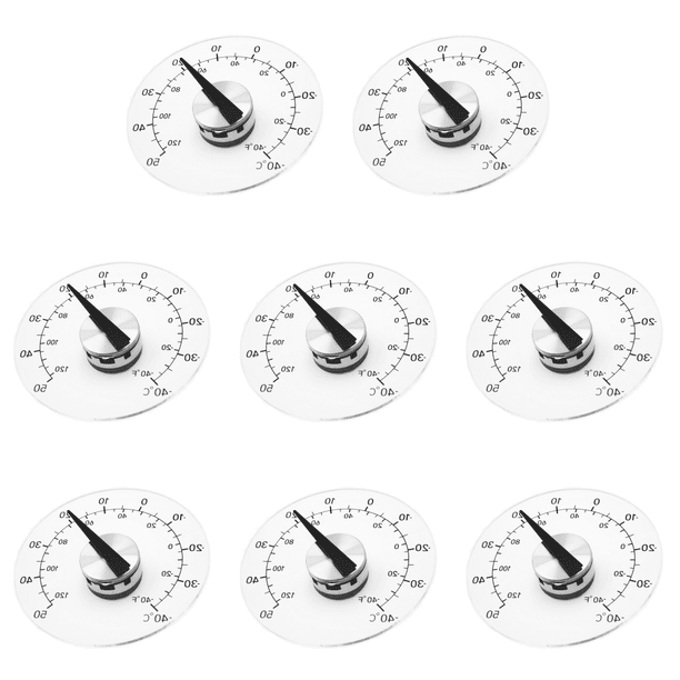 Medidor Temperatura Termómetro Ventana Autoadhesiva Circular para Exteriores