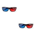 thumbnail image 3 of Methold 3D Glasses Simple Children Adults Television Eyewear Accessories High Anaglyph Definition Fitting Movie Eyeglasses Eyeglass PC 1 2piezas, 3 of 5