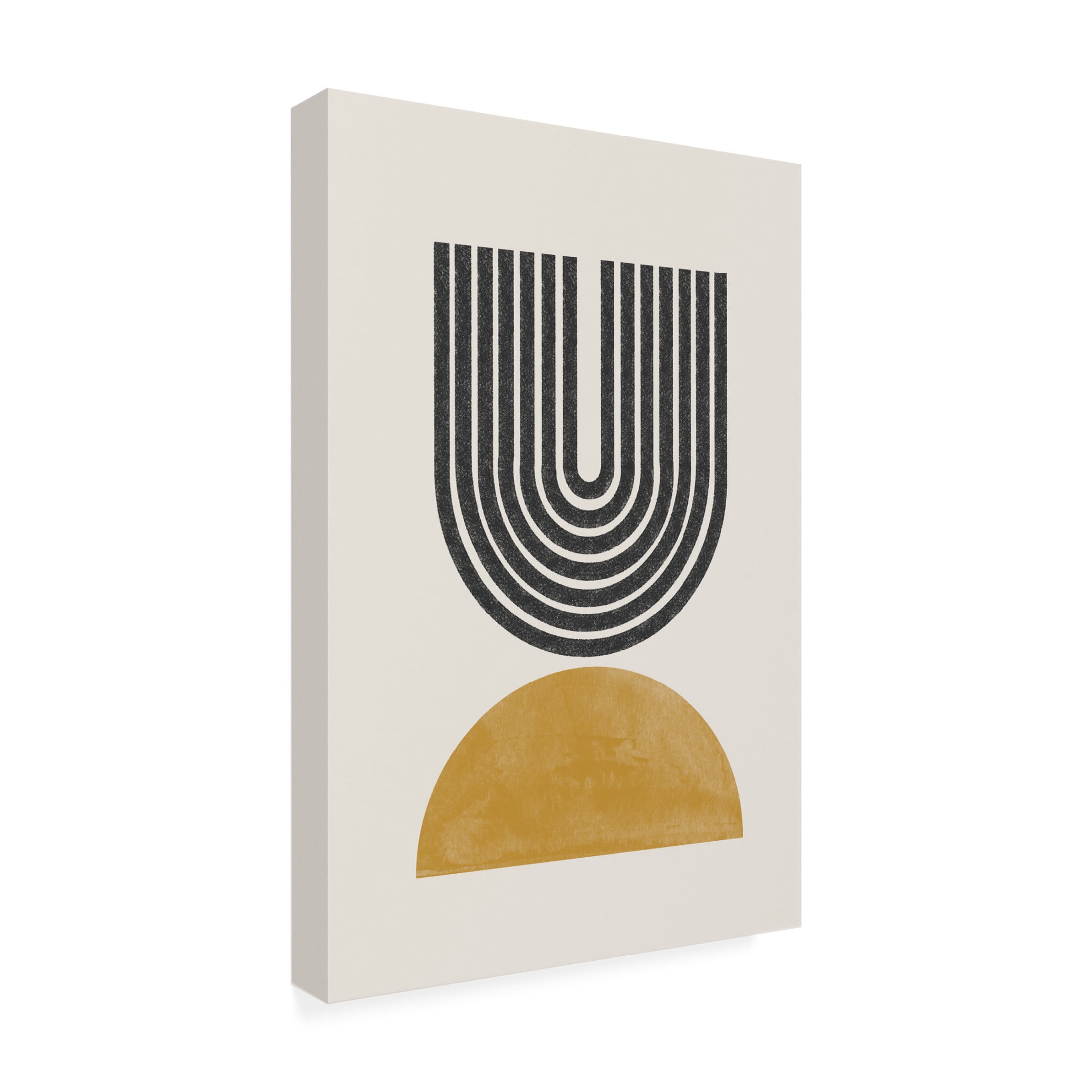 Trademark Fine Art THE MIUUS STUDIO Mid Century Modern No1 Canvas Wall Art