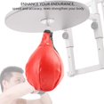 thumbnail image 3 of Bolsa inflable para colgar con forma de pelota de boxeo de velocidad, equipo de entrenamiento de MMA (rojo), 3 of 12