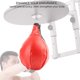 thumbnail image 3 of Bolsa inflable para colgar con forma de pelota de boxeo de velocidad, equipo de entrenamiento de MMA (rojo), 3 of 12