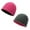 Hot Pink, variant on Unisex Double Sided Wear Polar Fleece Beanie Hat, Lightweight Thermal Wind Resistant Cap for Winter Hiking Jogging Cycling Casual Daily Wear Sky Blue