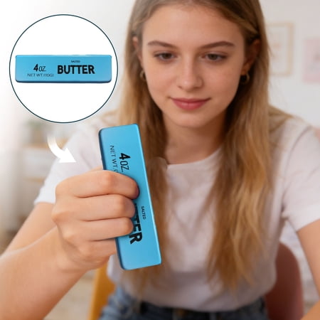 Slow Rising Squishy Butter Stick, Slow Rising Squishy Butter Stress Relief Squishies for Office & Desk Use, Food Fidget Toy for Office School (4 oz)