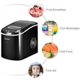 thumbnail image 3 of Costway Portable Compact Electric Ice Maker Machine Mini Cube 26lb / Day, 3 of 10