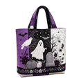 thumbnail image 2 of Halloween Tote Bag, Quilted Tote Bag, Trick Or Treat Shoulder Handbag, Large Capacity For Women, Teen Girls And Holiday Events, 2 of 5