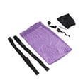thumbnail image 2 of Correa elástica para piernas, plegable, con gran capacidad de carga, para entrenamiento de flexibilidad, color morado, talla única., 2 of 5