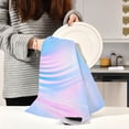 thumbnail image 6 of Kitchen Towels Abstract Marble Colorful Pattern Cleaning Towel Absorbent Hand Towels Tea Towels for Home Restaurant Dish Clean 28" x 18", 4PCS Washcloth Gift, 6 of 7