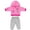 D, variant on 43cm Doll Pants​​ Doll Clothes Set Hoodie Pants Outfit for 14-18 Inch Fashion Dolls Polyester Mix Match Wardrobe Dress Up Doll Winter Costume​​