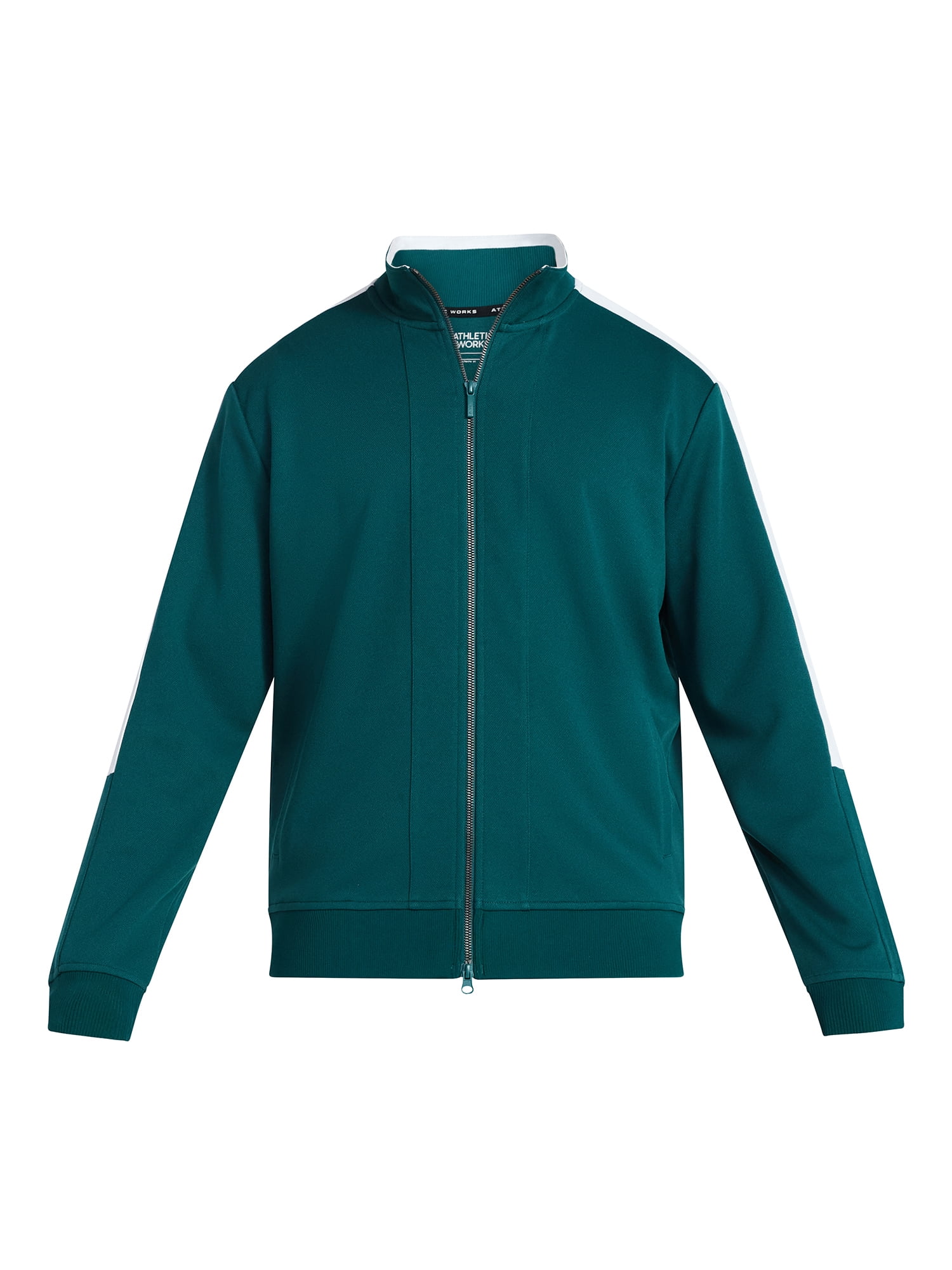 Athletic Works Men's & Big Men's Tricot Track Jacket, Sizes S-5XL