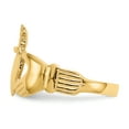 thumbnail image 4 of Finest Gold 14K Yellow Gold Ladies Claddagh Ring - Size 6, 4 of 5