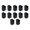 12pcs, variant on Lynono Precise Silicone Nozzle Guard For 3D Printers In High Temp EnvironmentP1ast1cHotend Cover For X1 And P1S 3D Printer Models Easy Installation