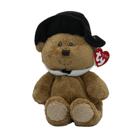 Ty Pluffies: Lil Pilgrim the Bear (Barnes & Noble Exclusive) | Stuffed Animal | MWMT