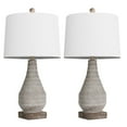 Oneach Farmhouse Table Lamps Set of 2 for Bedroom Living Room