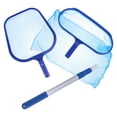 thumbnail image 2 of FRCOLOR Pool Net Rake 1 Set Pool Skimmer Net Mesh Swimming Pool Salvage Net Retractable Leaf Rake,16.93"X10.24"X11.81", 2 of 5