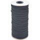 thumbnail image 1 of Negro 70 yardas Longitud 1/4 "Ancho Cordón elástico trenzado / Banda elástica / Cuerda elástica / Bungee / Carrete elástico de punto elástico pesado negro con cinta métrica gratis, 1 of 5