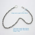thumbnail image 2 of Men's Wallet Chain 34'' Heavy Biker Trucker Skull Anti-theft Wallet Chain Jeans Pant Chain, 2 of 5