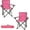 Pink Chairs 2pcs, variant on 2 Pack Lightweight Camping Chairs for Adults & Teens, 250LBS Capacity Foldable Portable Chairs with Carry Bag, Compact Design for Camping, Beach, Picnics, and Outdoor Events