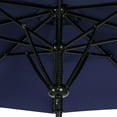 thumbnail image 5 of Bluewave Cabo Ii 9' Spring-Up Octagonal Market Navy Blue Umbrella Breez-Tex, 5 of 13
