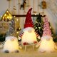 thumbnail image 2 of Decoraciones navideñas para chimenea, sombrero de lentejuelas de felpa sueco hecho a mano de 12 ", decoración para mesa de noche, 3 uds., 2 of 5
