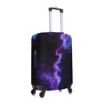 thumbnail image 6 of Cauagu Purple And Blue Nebula Print Travel Luggage Cover,Travel Dust-proof Suitcase Cover Softside Suitcase Protector for 18-32inch,Not Included Suitcase, 6 of 8