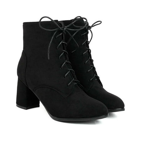 Summer Saving Clearance AXXD High-Heels Mid Mid-Calf Boots  Ladies Work Shoes Women Outdoor 2024 Over-the-Knee Knee-High Boots White Boots Comfort Women Shoes For Clearence