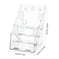 thumbnail image 3 of 1PC Multi-nivel Literatura acrílica Blear Pantall STANS STAND FILE HOPTOR, 3 of 7