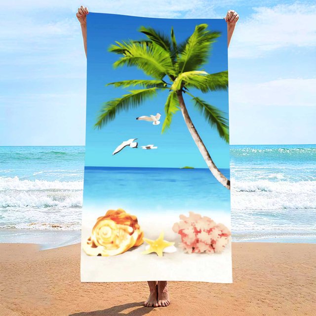 Peignoirs pour Femmes, Mode Femmes Été Imprimé Sans Manches Chemises de Nuit Pyjamas Peignoirs Peignoir Serviette de Plage