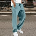 thumbnail image 2 of European Casual Linen Hop Beach Pants for Men Comfortable Loose Fit Foreign Trade Sports Trousers Lightweight Breathable Summer Men's Active Pants Beach Loose Trousers Adjustable Waist, 2 of 7