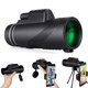 thumbnail image 1 of Telescopio monocular 80x100 Prisma Monocular de alta potencia con revestimiento múltiple completo con soporte para teléfono y trípode, 1 of 5