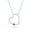 Sterling Silver | Blue Sappphire, variant on Cali Trove Heart Necklace with Blue Sapphire | 925 Sterling Silver with 1/6 Ct Natural Diamonds | Heart Necklace for Women