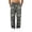 Gray, variant on Cargo Pants for Men Camouflage Print Straight Leg Drawstring Elastic Waist Multiple Pockets Outdoor Pants