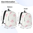 thumbnail image 4 of Balery Cute Pigs Vintage Canvas Backpack for Men and Women - Large Capacity, Durable Travel Laptop Bag for School, Work, Hiking, and Outdoor Activities, 4 of 7